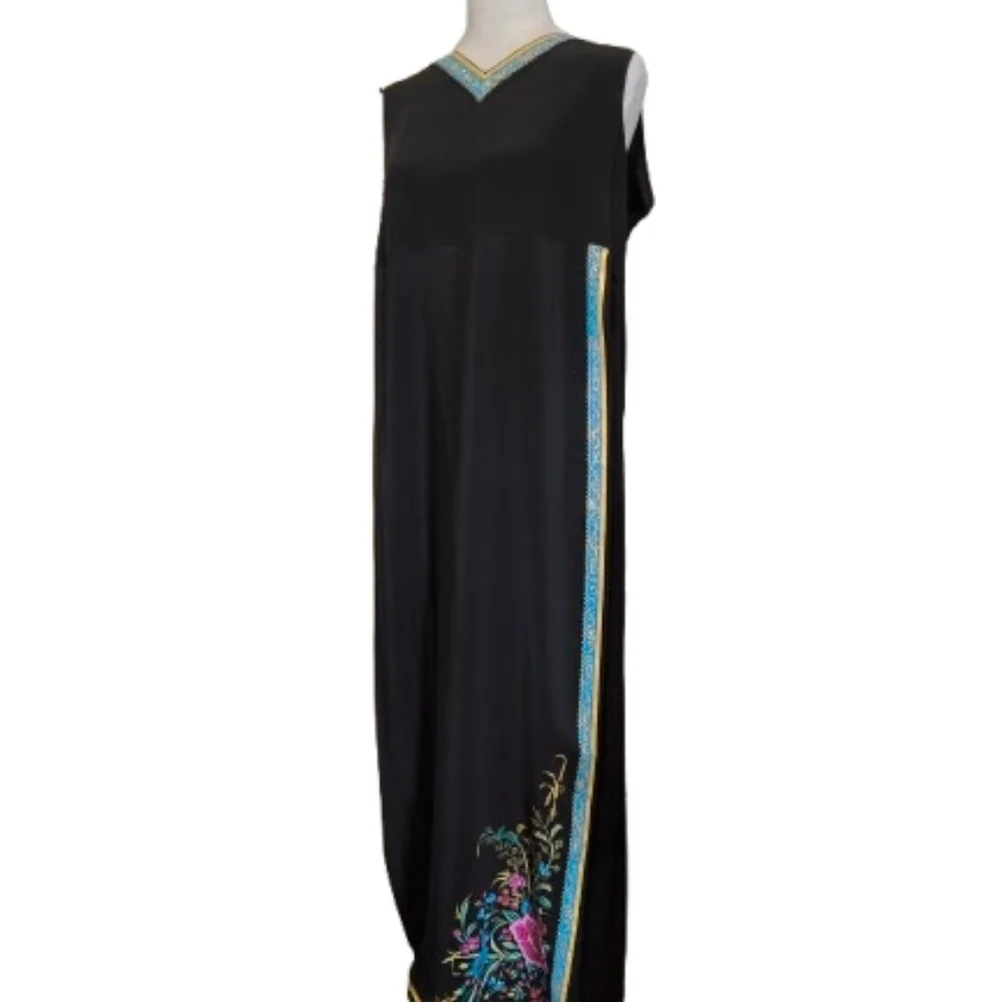 Diane Gilman Black Silk Garment - Picture 5 of 9